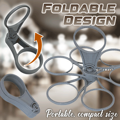 1+1 Free | SipStack™ | Portable foldable cup holder for up to 6 drinks