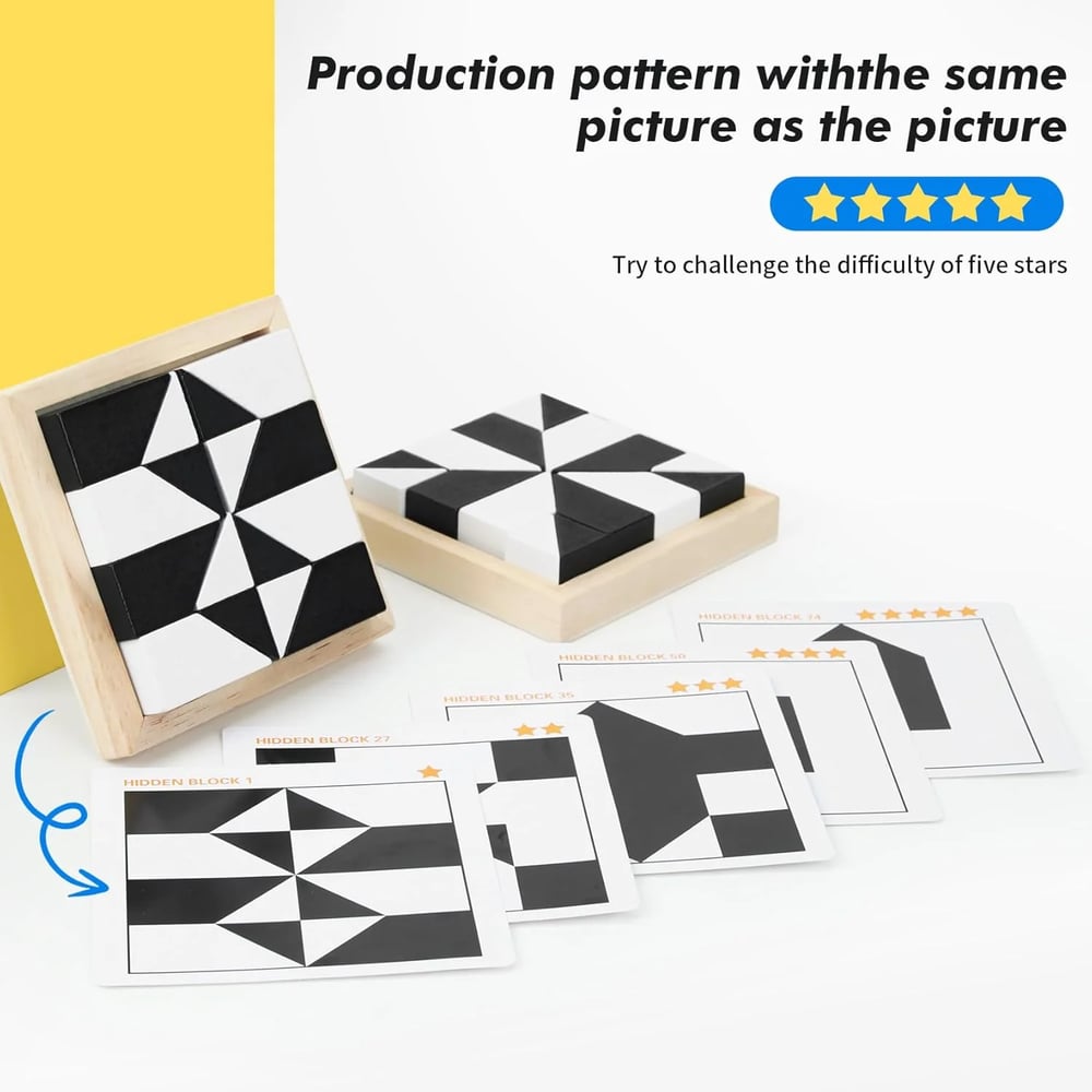 PictoCube Pocket-Size Dual-Color Logic Puzzle