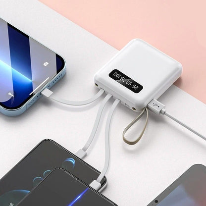 ChargeGo Mini Power Bank 20000mAh with 4 Cables