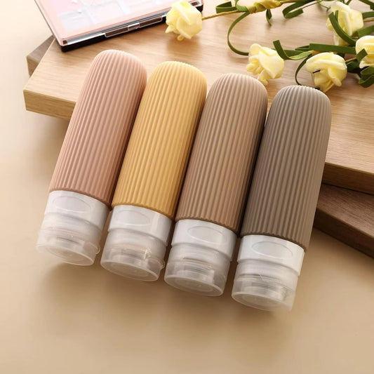 Cosicups Leakproof Silicone Travel Bottles (3oz / 90ml)