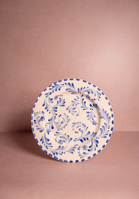 Sophia Dinner Plate, Blue