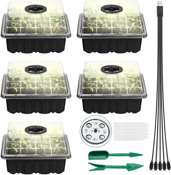 Adjustable Humidity Seed Starter Trays