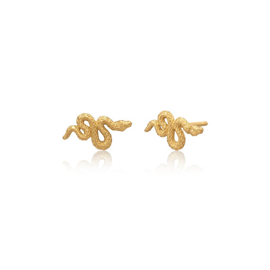 Medusa Mini Snake Stud Earrings