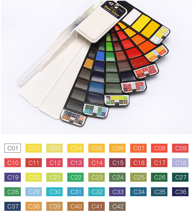 ArtWander | Handy Watercolor Travel Set