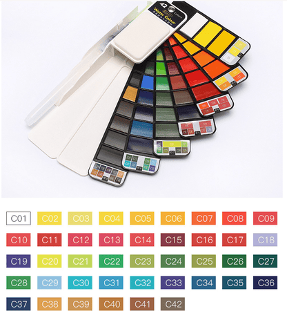 ArtWander | Handy Watercolor Travel Set
