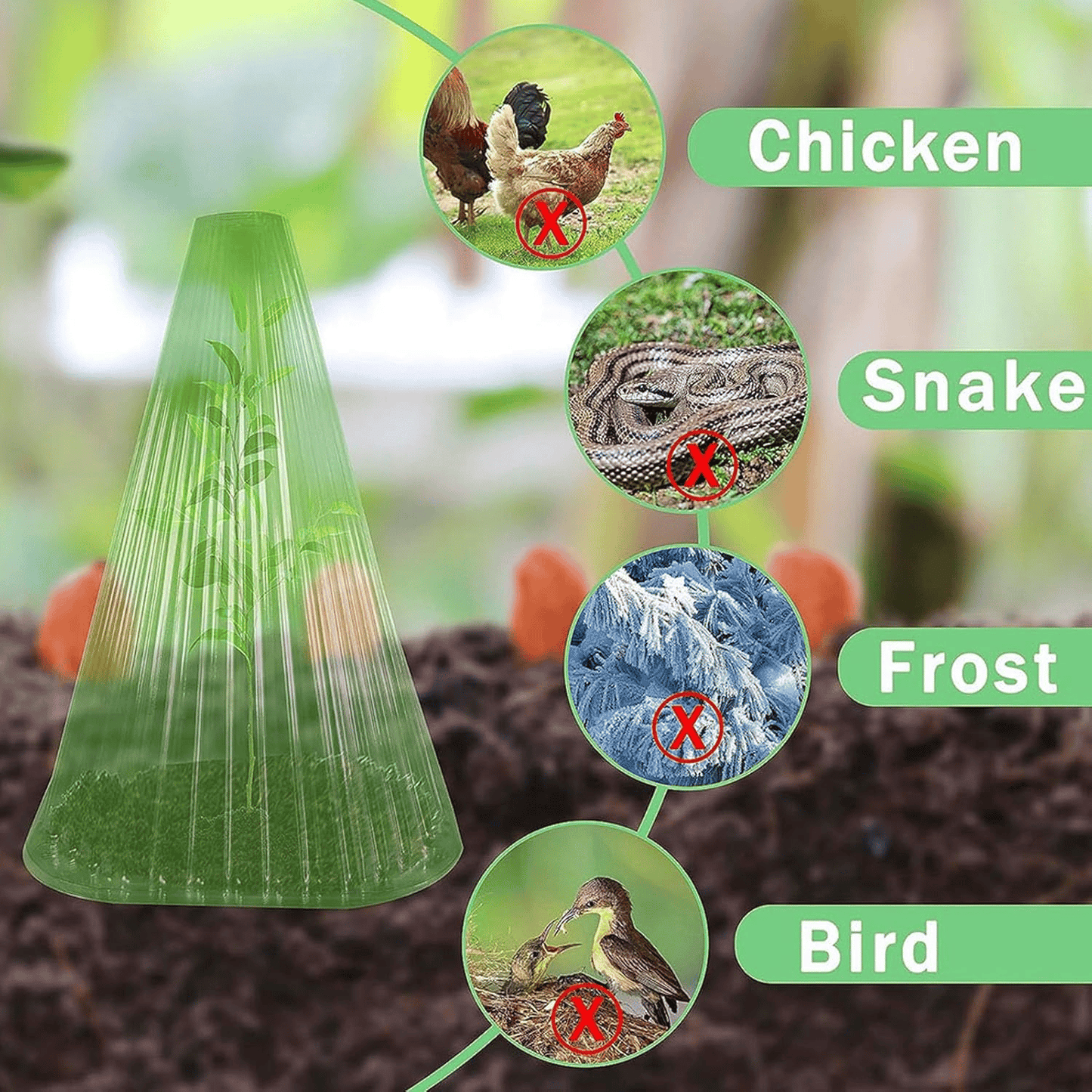 🌱Gardening Greenhouse Plant Covers (10 PCS/Set)