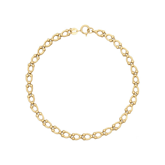 Elements Gold Oval Link Bracelet