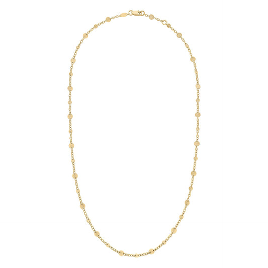 Elements Gold Discs and Chain Necklace