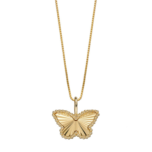 Elements Gold Butterfly Pendant