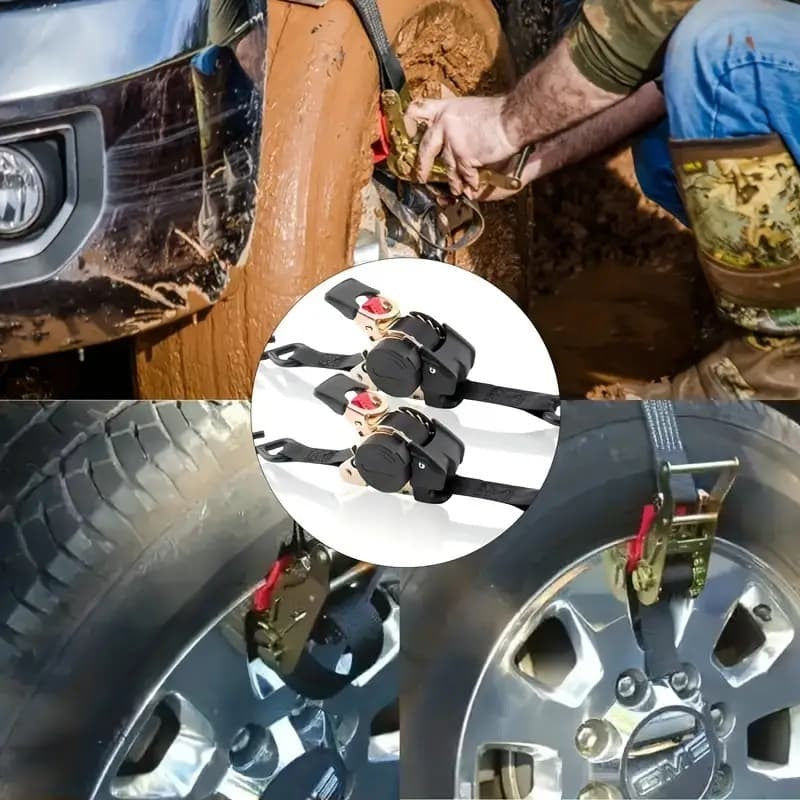 GripLock Pro – 2025 Retractable Ratchet Strap