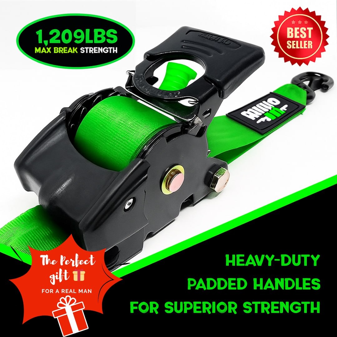 GripLock Pro – 2025 Retractable Ratchet Strap