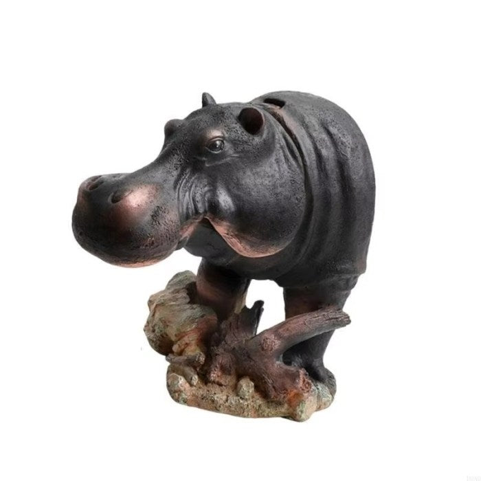 HippoPop Fish Tank Hippo Bubble Decoration Set