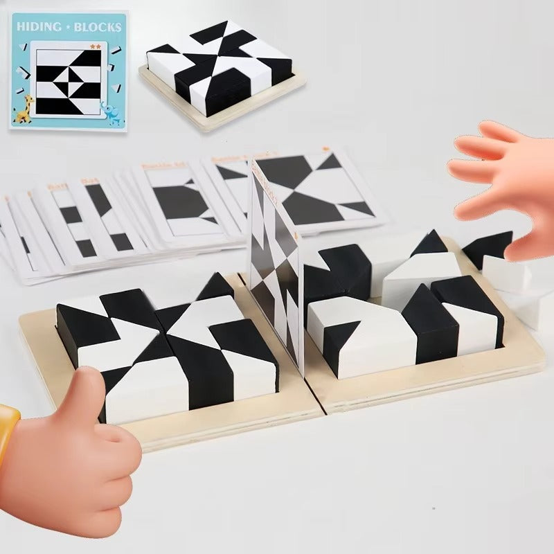 PictoCube Pocket-Size Dual-Color Logic Puzzle