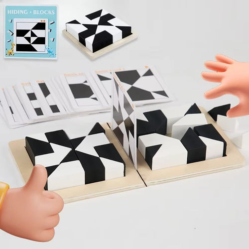 PictoCube Pocket-Size Dual-Color Logic Puzzle