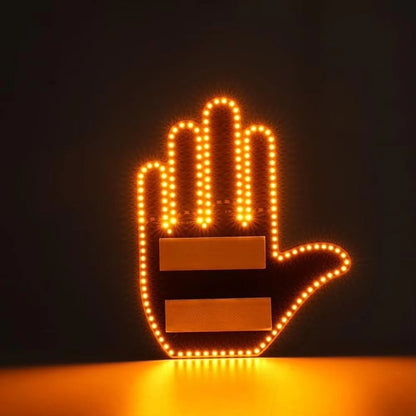 BlinkiePalm Funny LED Car Hand Signal Light