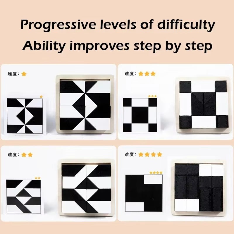 PictoCube Pocket-Size Dual-Color Logic Puzzle