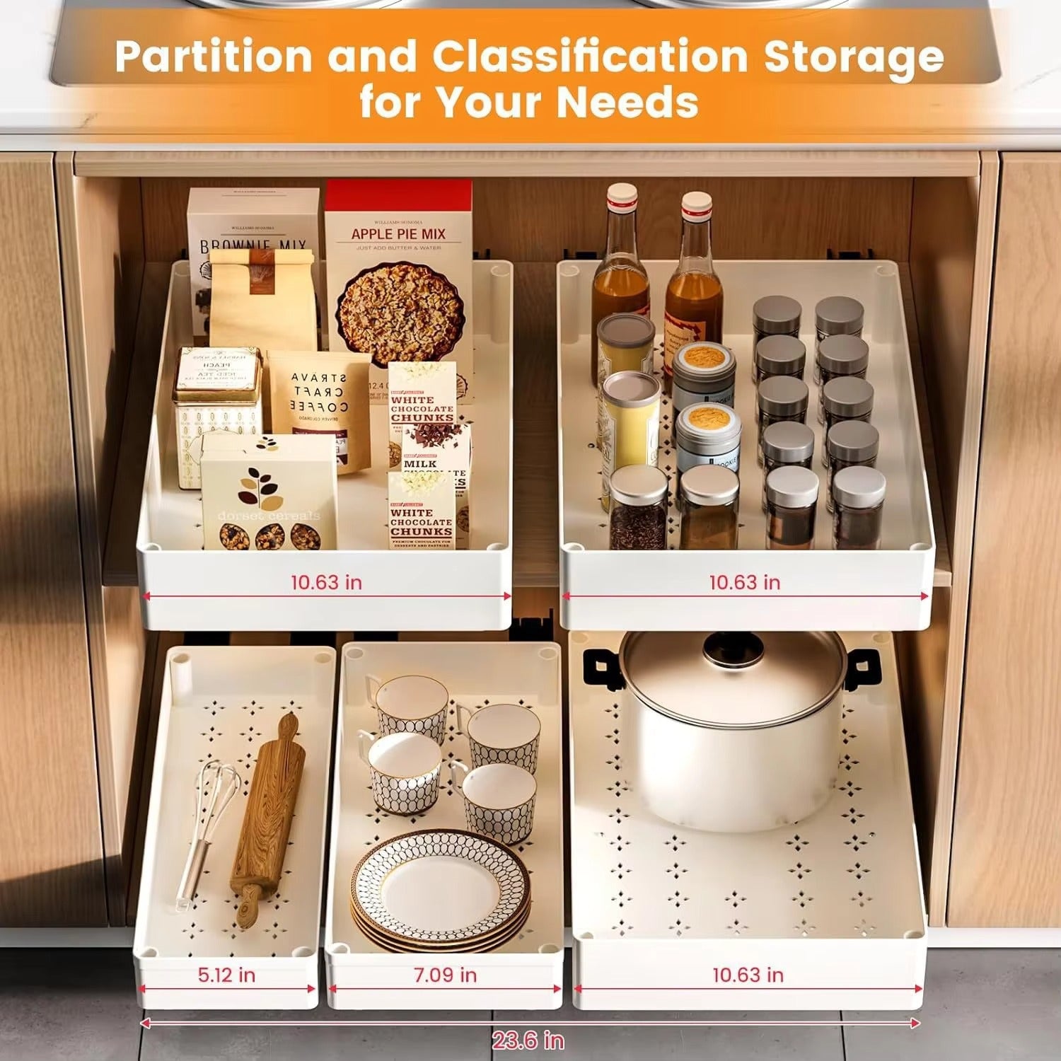 PantryPocket Pull-Out Cabinet Organizer