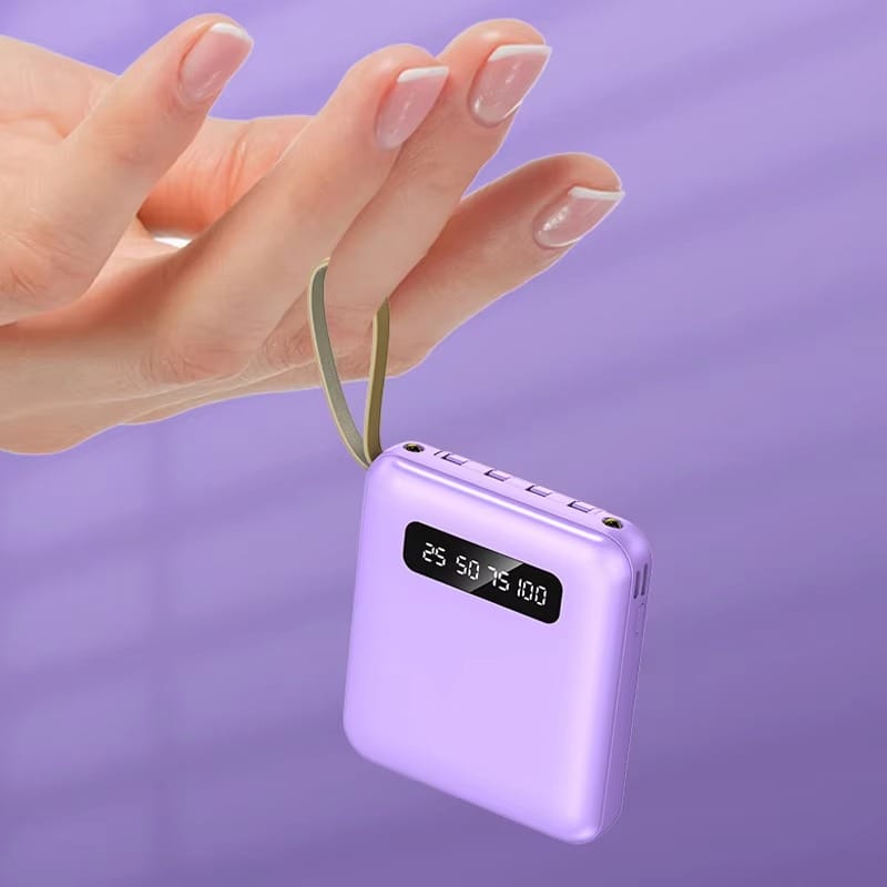 ChargeGo Mini Power Bank 20000mAh with 4 Cables