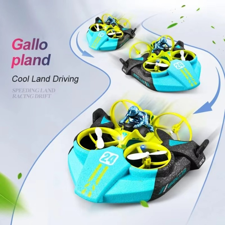 BlitzBoat 3-in-1 RC HoverCraft Toy