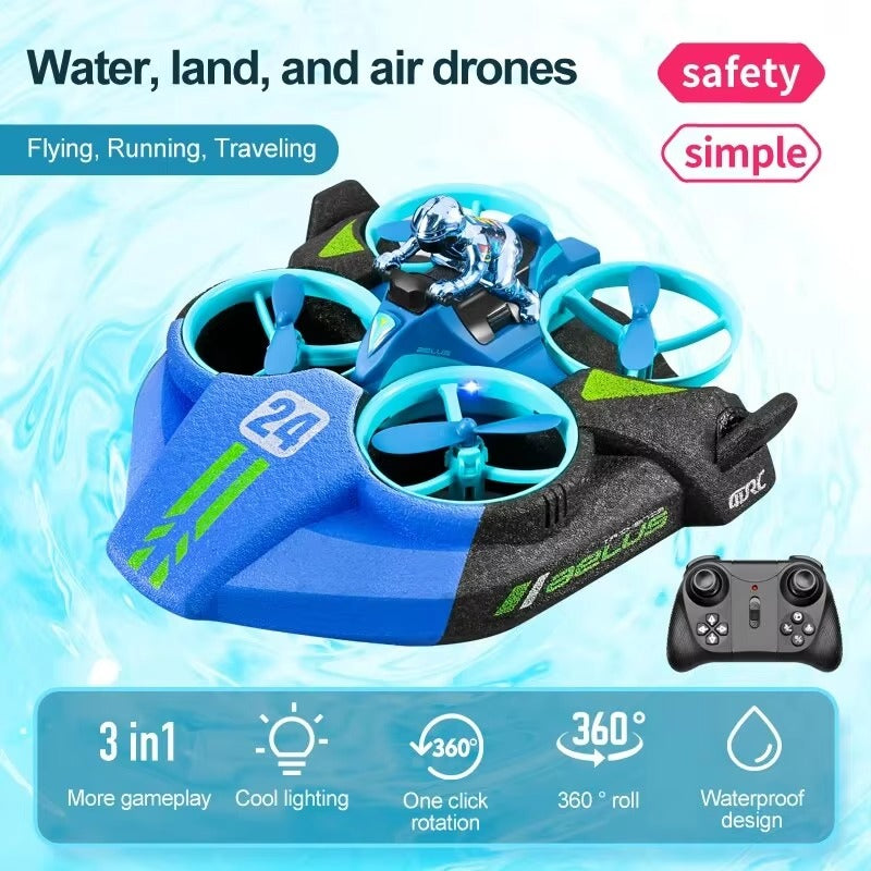 BlitzBoat 3-in-1 RC HoverCraft Toy