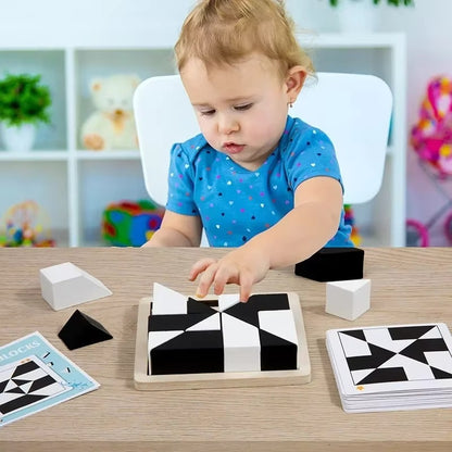 PictoCube Pocket-Size Dual-Color Logic Puzzle