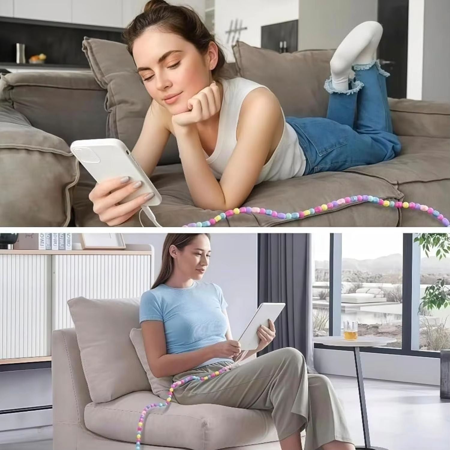 Beadlink 2-in-1 Beaded USB Charger Cable | BUY 1 GET 1 FREE (2Pcs)