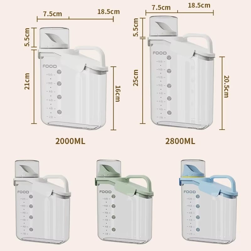 Vacontain Airtight Food Storage Dispenser