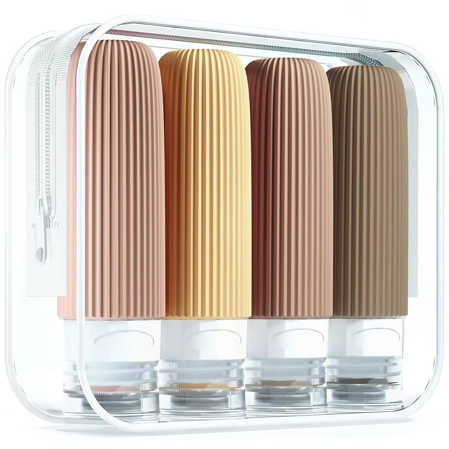 Cosicups Leakproof Silicone Travel Bottles (3oz / 90ml)