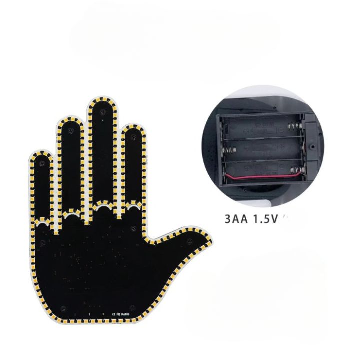 BlinkiePalm Funny LED Car Hand Signal Light
