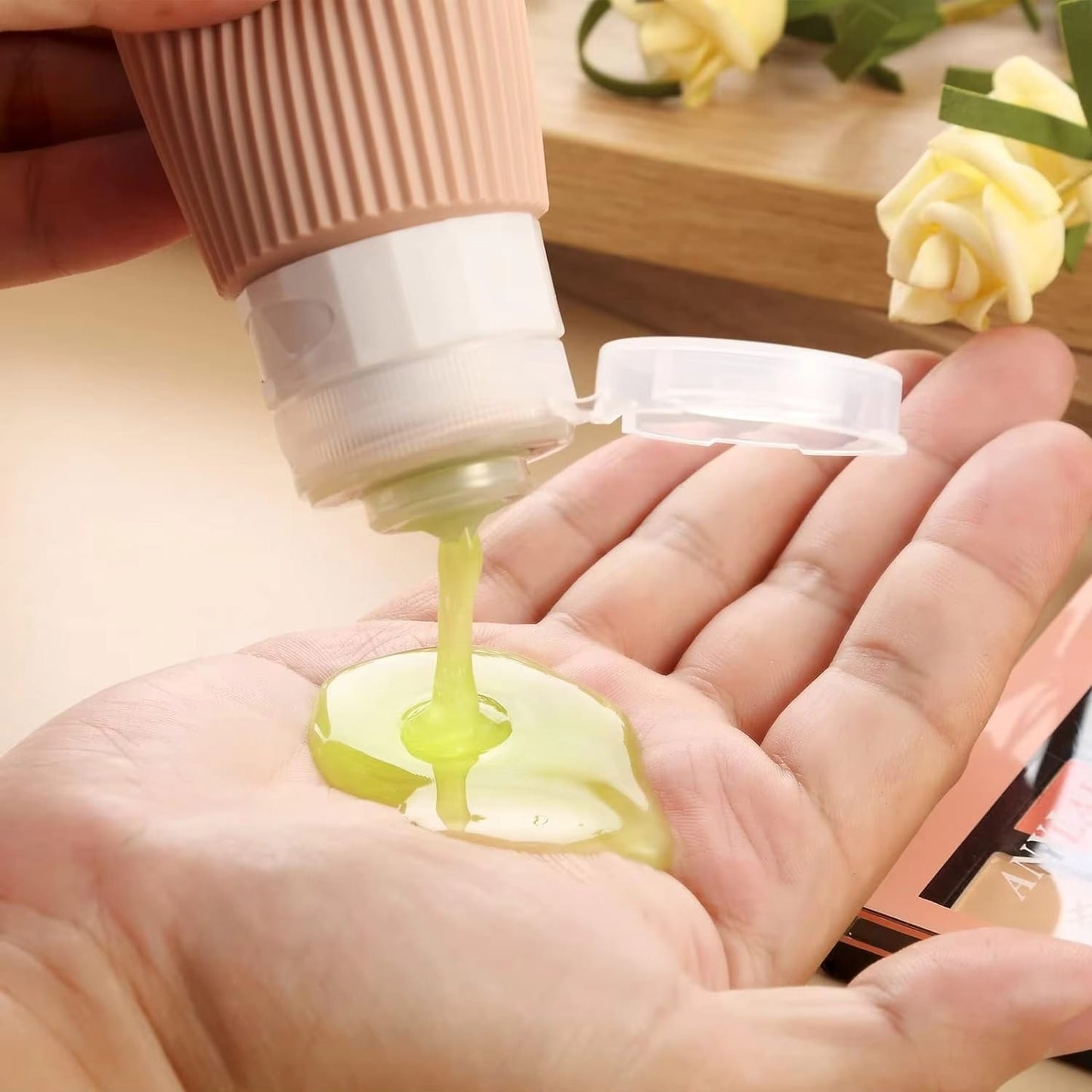Cosicups Leakproof Silicone Travel Bottles (3oz / 90ml)