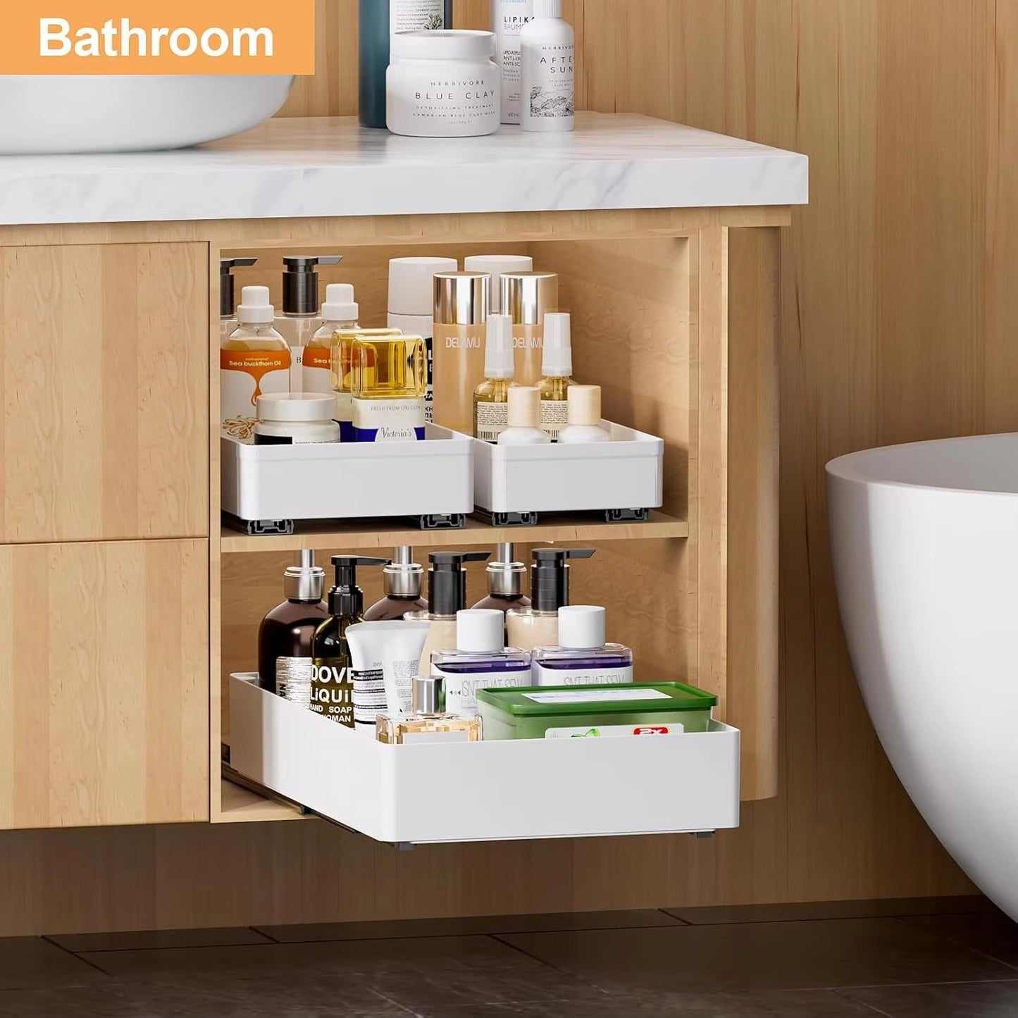 PantryPocket Pull-Out Cabinet Organizer