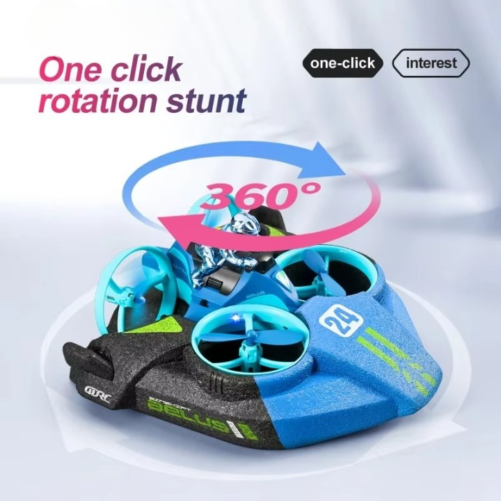 BlitzBoat 3-in-1 RC HoverCraft Toy