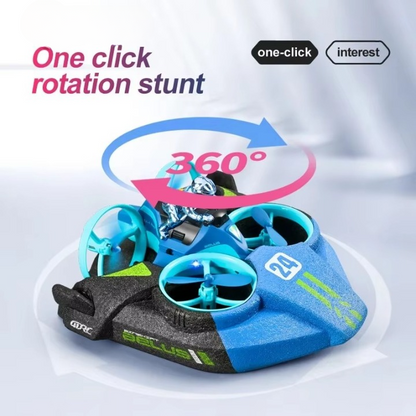 BlitzBoat 3-in-1 RC HoverCraft Toy