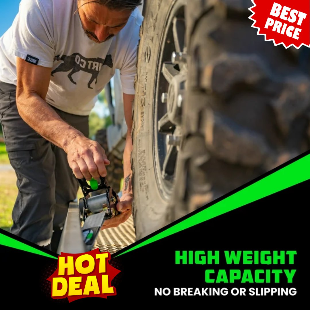 GripLock Pro – 2025 Retractable Ratchet Strap
