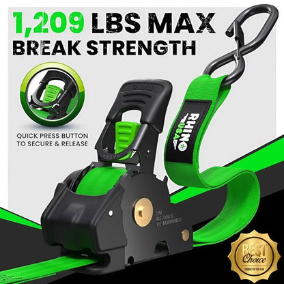 GripLock Pro – 2025 Retractable Ratchet Strap