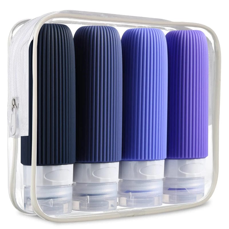 Cosicups Leakproof Silicone Travel Bottles (3oz / 90ml)