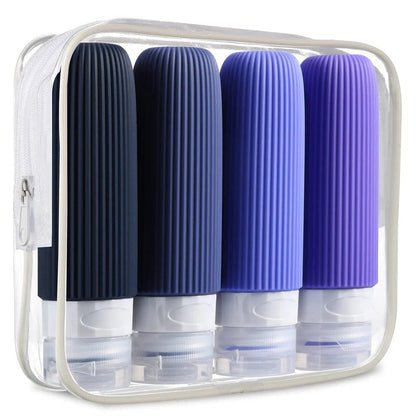 Cosicups Leakproof Silicone Travel Bottles (3oz / 90ml)