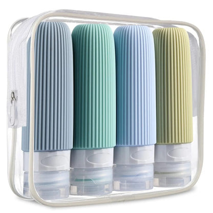 Cosicups Leakproof Silicone Travel Bottles (3oz / 90ml)