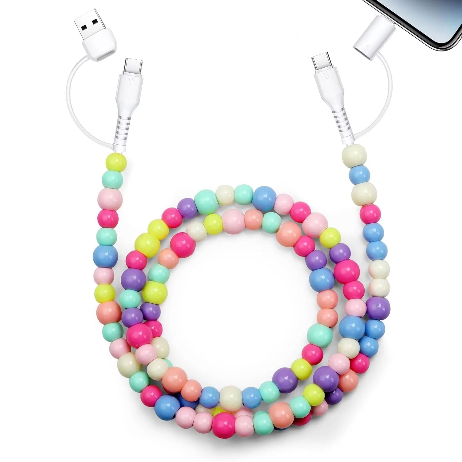 Beadlink 2-in-1 Beaded USB Charger Cable | BUY 1 GET 1 FREE (2Pcs)