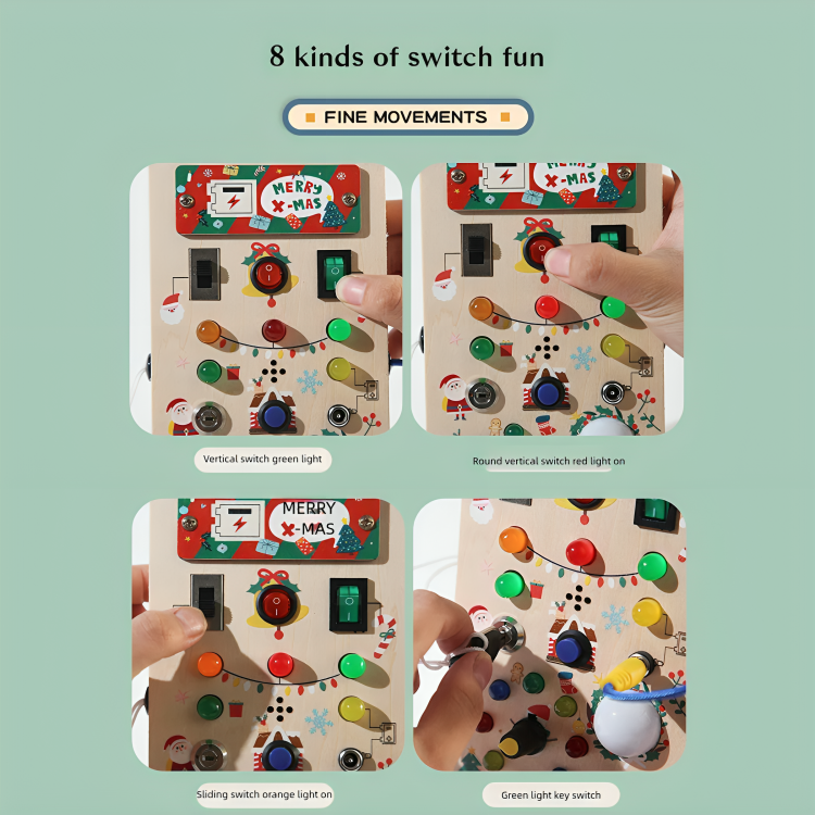 SwitchPlay™ | Montessori LED activity board for children